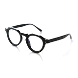 OPTIMUM OPTICAL Readers Glasses Spring-Mounted Hinges Scratch-Resistant Lenses Round Frame Reading Glasses For Men and Women - (Cooper, 1.5 x)