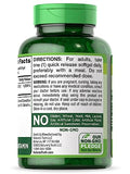 Nature's Truth Vitamin D3 10000 IU Softgels | 300 Count | Extra Strength | Non-GMO & Gluten Free Supplement