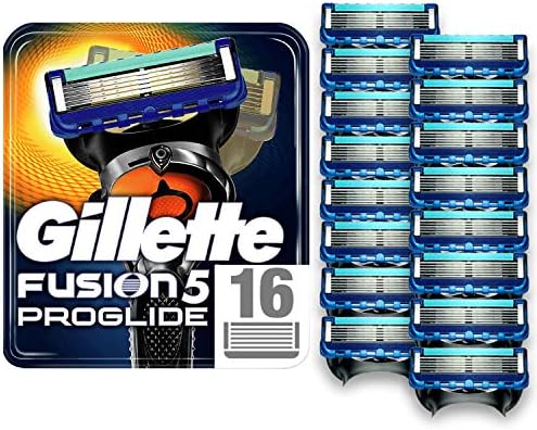 Gillette Fusion5 ProGlide Razor Blades for Men with Precision Trimmer, Pack of 16 Refill Blades (Suitable for Mailbox)