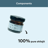 mars by GHC Pure Organic Himalayan Shilajit Resin & Surge Max Capsules (60 N) | Strength, Stamina & Immuinty | High Fulvic Acid Content | Good Health Company
