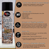 Rock Doctor Granite & Quartz Cleaner Spray 18 oz. Can, Cleans Tile, Marble, Kitchen Countertop, and Natural Stone Surfaces, Streak-Free Shine Pack of 2