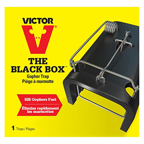 Victor The Black Box Gopher Trap 0625 - Reusable - Weather-Resistant