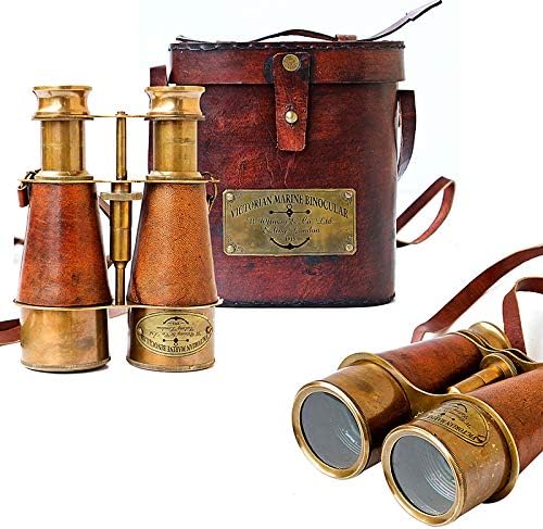 Antique Victorian Marine Binocular W. Ottoway & Co. Ltd. Ealing London 1915 Pirate Spyglass