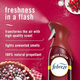 Febreze Air Effects Odor-Fighting Air Freshener Apple Cider, Cranberry Tart, Fresh Baked Vanilla, 8.8 oz. Aerosol Can, Pack of 3