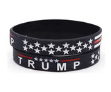 Yangmics Direct Trump NEEDS SUPPORT - 4 Trump Take America Back for President 2024 Silicone Bracelets - Inspirational Motivational Wristbands - Adults Unisex Gifts for Men Women