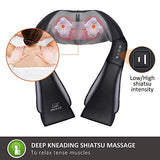 Snailax Neck Massager with Heat -Shiatsu Back Massager,Neck and Shoulder Massager,Christmas Gifts for Mom,Dad,Pillow Massagers for Neck and Back,Leg,Foot