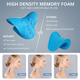 Wifamy Neck Stretcher Device for Pain Relief: Cervical Traction Device - Neck and Shoulder Relaxer with Cushion Pad for TMJ Pain Relief and Cervical Spine Alignment
