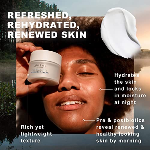 LUMENE Hydration Recharge Overnight Cream for All Skin Types, 1.7 oz