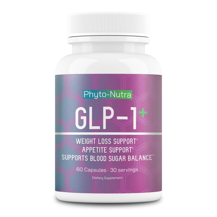 Phyto-Nutra GLP-1 + (60 Capsules 1 Bottle) Vegan, Natural Supplement, Lab Tested, Weight Loss, Satisfy Hunger, Non-GMO, Gluten Free, GLP 1, GLP1