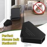 Jahy2Tech 16 Pcs Mouse Bait Station with Keys Indoor Outdoor for Rats Mice Rodents, Reusable Mouse Poisoning Bait Blocks, Safe for Children & Pets