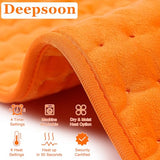 Heating Pad-Electric Heating Pads for Back,Neck,Abdomen,Moist Heated Pad for Shoulder,knee,Hot Pad for Arms and Legs,Dry&Moist Heat & Auto Shut Off(Orange, 20''×24'')