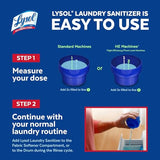 Lysol Laundry Sanitizer Additive, Bacteria-Causing Laundry Odor Eliminator, 0% Bleach Laundry Sanitizer, color, , 90 Fl Oz Crisp Linen