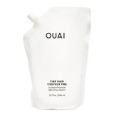 OUAI Fine Hair Conditioner Refill - Volumizing Conditioner Made with Keratin, Biotin and Chia Seed Oil - Adds Softness, Bounce and Volume - Free from Parabens, Sulfates, and Phthalates (32 oz)