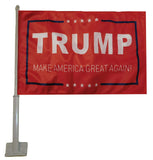 12X18 TRUMP 2024 MAKE AMERICA GREAT AGAIN MAGA CAR BOAT FLAG DOUBLE SIDED FLAG