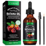 VXHDAG Batana Oil - 100% Pure & Natural from Honduras for Hair Growth, Eliminates Split Ends, Enhances Radiance & Nourishment for All Hair Types, 2.02 fl oz