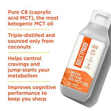 Brain Octane Premium C8 MCT Oil from Non-GMO Coconuts, 14g MCTs, 14 Fl Oz, Bulletproof Keto Supplement for Sustained Energy, Appetite Control, Mental & Physical Energy, Non-GMO, Vegan & Cruelty Free