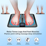 BFAHE EMS Foot Stimulator for Pain Relief EMS Foot Massager Improve and facilitate Muscle Performance for Exercise or Normal Household Work Activities(HK701A)