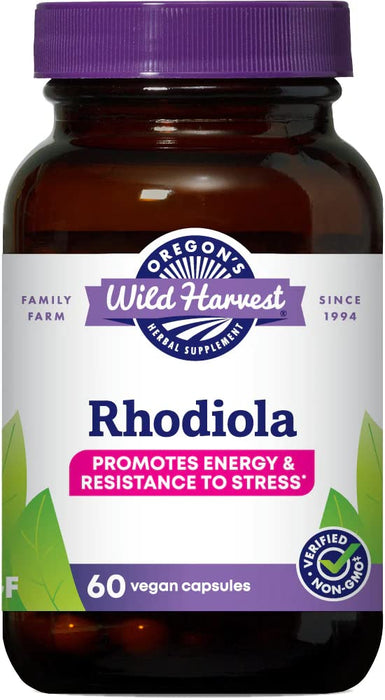 Oregon's Wild Harvest Rhodiola Supplement, 60 Count