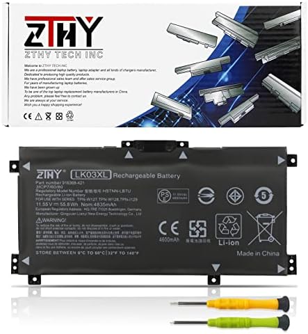 LK03XL L09281-855 Battery Replacement for HP Envy X360 15-bp 15-bq 15-cn 17-ae 17-ce 17-bw 15-cr0xxx 15m-bp1xx 15m-cn0xxx 15-cn1xxx 15m-cp0xxx 15m-bp0xx bq021dx bp112dx 17m-ce1013dx ce0xxx ae0xxx