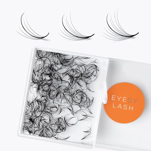 500 Wispy Promade Fans - 9D 0.05 Size 8mm Curl D - Natural Wispy Lashes Handmade Premade Lash Fans for Eyelash Extensions Soft Volume Lashes Wispy for Spiky Wispy Natural Lash Look