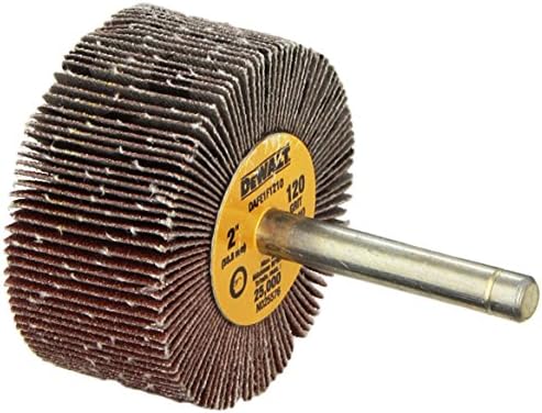 DEWALT DAFE1F1210 2-Inch by 1-Inch by 1/4-Inch HP 120g Flap Wheel