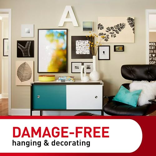 Command 15 lb Large Picture Hanging Strips 120 Pairs, (240 Command Strips) Damage Free Hanging Picture Hangers, No Tools Wall Hanging Strips for Christmas Decorations