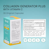 Biosil Collagen Generator Plus - 30 Capsules - Advanced Collagen Protection with Patented ch-OSA Complex & Vitamin C - 30 Servings
