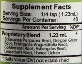 Go Nutrients Immune Boosters for Adults and Kids - Immune Support Supplement with Echinacea Goldenseal & More - 7 in 1 Immunity Supplement - Fast Acting for Onset of Symptoms - 2.0 oz. | 48 Servings