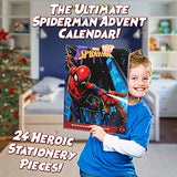 Marvel Avengers Advent Calendar 2023 for Kids Teenagers Spiderman Stationery (Spiderman Multicolor)