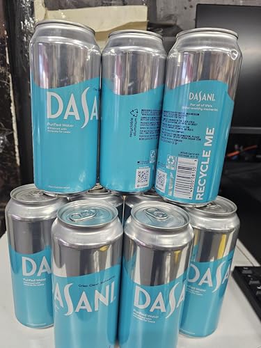 Dasani Canned Water 16 Oz – Pack of 6 | Pure, Refreshing, Aluminum Cans
