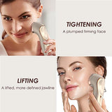 Radio Frequency Skin Tightening Face Machine - Microcurrent Anti-Aging Face Massager Eye De-Puffing Device for Facial Neck Lifting, Firming, Toning, Wrinkle Puffiness Reduction, Upgraded Version