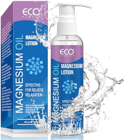 Pure Magnesium Oil Lotion, Topical Magnesium Spray Magnesium Oil for Feet, Skin & Body, Easy to Absorb and Use, Women & Men