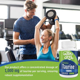 Taurine 1000mg - Liposomal Taurine Amino Acid Supplement for Heart, Liver, and Brain, Longevity, Exercise - High Absorption, Vegan & Gluten Free (60 Softgels - 1 Pack)