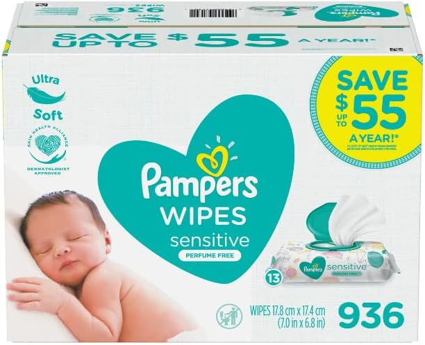 Pampers Sensitive Baby Wipes with13 All Pop-Top Packs (936 ct.)