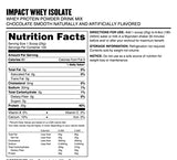 Myprotein® - Impact Whey Isolate - Whey Protein Powder - Naturally Flavored Drink Mix - Daily Protein Intake for Superior Performance - Chocolate (5.5 lbs, Pack of 1)