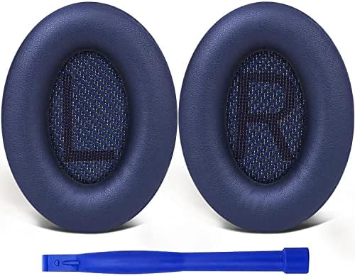 SoloWIT Replacement Ear Pads Cushions, Earpads Compatible with Bose QuietComfort 35 (Bose QC35) and Quiet Comfort 35 II (Bose QC35 II) Over-Ear Headphones (Midnight Blue)