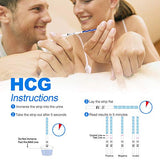 MomMed Pregnancy Test Strips (HCG20-LH60), Includes 20 Pregnancy Tests, 60 Test Strips, 80 Urine Cups, Easy to Use Ovulation Predictor Kit, Accurate Fertility Test for Women