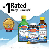 Carlson - Elite Omega-3 Plus D & K, 700 mg Omega-3s + D3 & K2, Function, Bone Health & Immune Support, Lemon, 60+30 Softgel