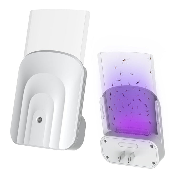 LFSYS UV Light Fly Trap - Indoor Fruit Fly Traps for Indoors - Plug-in Bug Light Trap for Houseflies, Gnats - Odorless, Mess-Free Fly Trap Indoor (1 Device +15 Glue Boards)