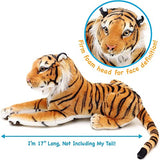 VIAHART Arrow The Tiger - 17 Inch (Tail Measurement Not Included) Stuffed Animal Plush Cat - by Tiger Tale Toys