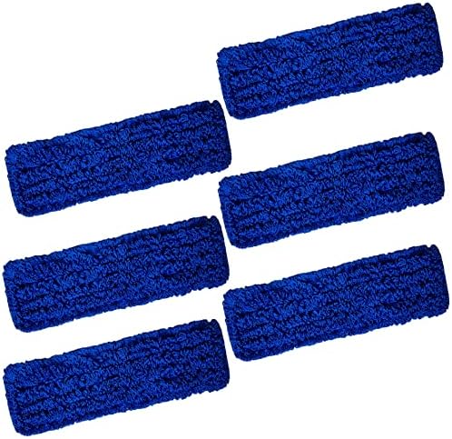 KLEEN HANDLER 6 Pack of 36 Inch Microfiber Dust Mop, Large Washable Commercial Dust Mop, Sweeper, Janitorial Dust Mop Head Replacement, Push Mop Broom, Blue