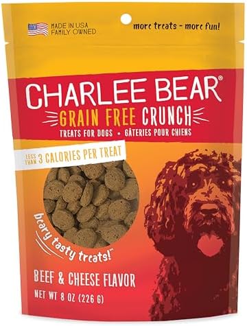 Charlee Bear Dog Beef & Cheese Crunch 8oz