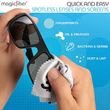 MagicFiber Microfiber Cleaning Cloth, 6 Pack - Premium Cloth for Glasses, Lens, Screens & More