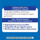 Nature's Way Fortify Optima Optima Adult 50+ Daily Probiotic, 50 Billion Live Cultures, 7 Strains, 30 Capsules