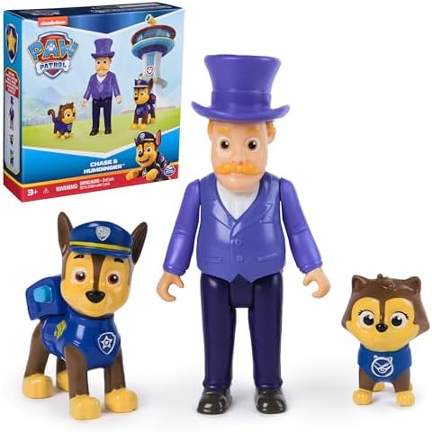 Paw Patrol Chase & Humdinger Figures Set, Kids Toys for Boys and Girls Ages 3 and Up