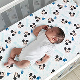 Lambs & Ivy Disney Baby Forever Mickey Mouse 3-Piece Blue Crib Bedding Set