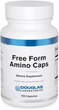 Douglas Laboratories Free Form Amino Capsules | Balanced Amino Acid Mixture to Support Energy, Muscles, Tissues, Bones, and Overall Health* | 100 Capsules