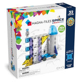 MAGNA-TILES Space 32-Piece Magnetic Construction Set, The Original Magnetic Building Brand