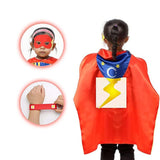 Fera Superhero Capes with Mask and Wristbands for Kids Toys for 3-10 Year Boys,Christmas Halloween Gifts for Boys Girls