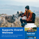 Nutri-Vet Multi-Vite Chewables for Adult Dogs - Daily Vitamin and Mineral Support to Support Balanced Diet - 180 Count